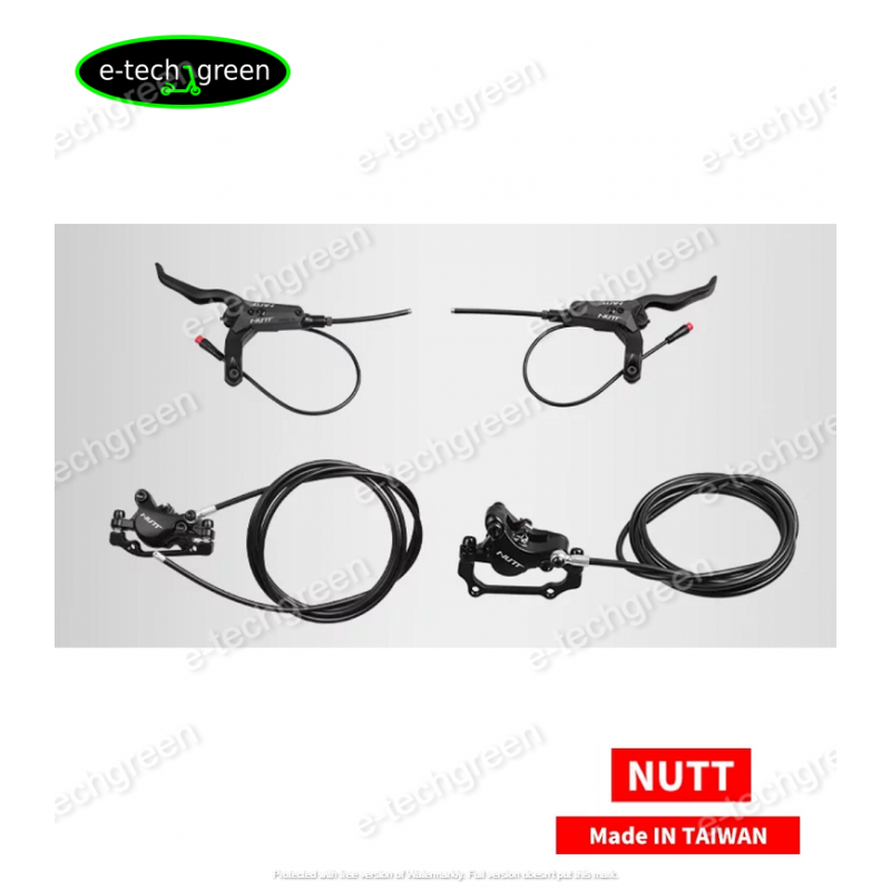 Ensemble de Freins à Disque Hydrauliques pour Vélo de Montagne, Kit de Freins à Disque Hydrauliques pour Vélos à Vitesses Fixes